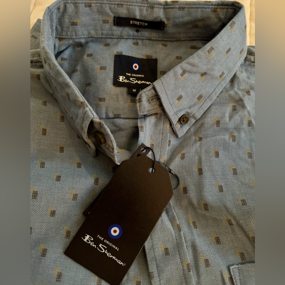 Ben Sherman Button Up, Sz. M, NWT